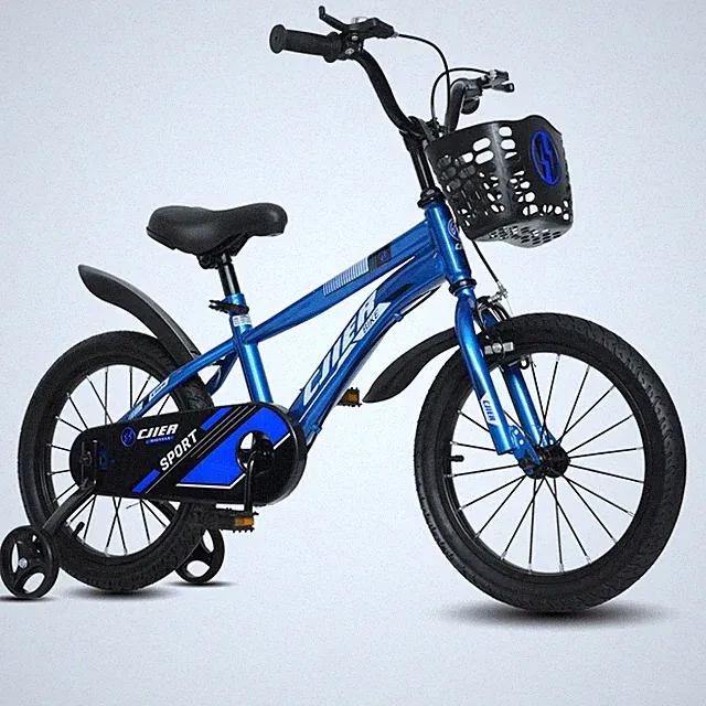 14 Inch Kids Bike Training Wheels for Boys Girls Ages 3-5 Blue Easy Assembly