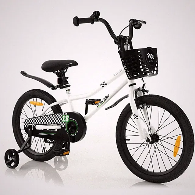 18" Kids Bike w/ Removable Storage Basket, Kickstand, Coaster Brake 4-8 Year Old
