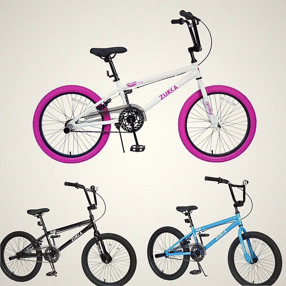 20" Freestyle Kids Bike Single Speed BMX for Boys Girls Age 7+ Years Bicycle