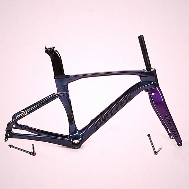 24inch Carbon Gravel Road Bike Frameset Children Teenagers Cyclocross Bike Frame