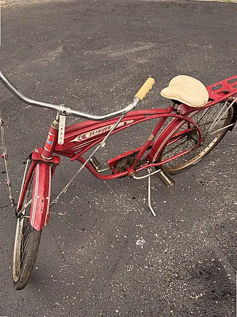 AMF Skyrider Vintage 1960 Red 20in Kids Cruiser Bike 1-Speed Coaster Brake