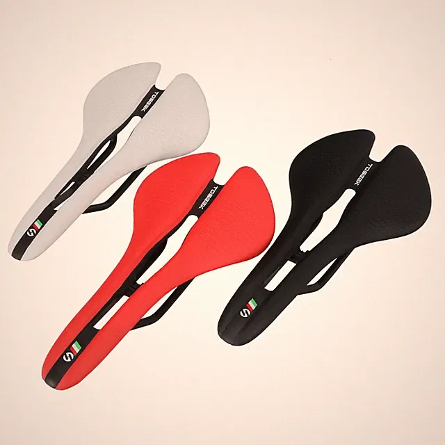 Bicycle Seat Comfort Leather MTB Road Bike Saddle Hollow Cushion 270*143 mm