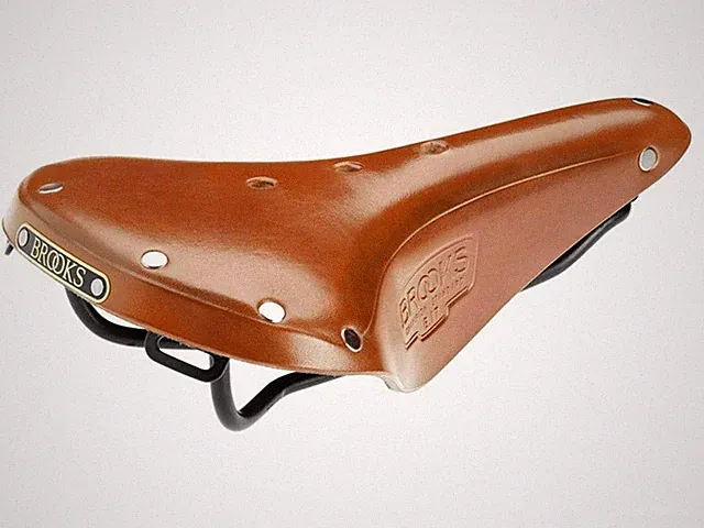 Brooks B17 Standard Saddle Honey Leather Black Rail Seat Urban Touring Road Bike