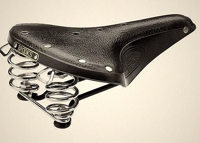 Brooks B67 Bicycle Saddle Chrome Springs BLACK Leather