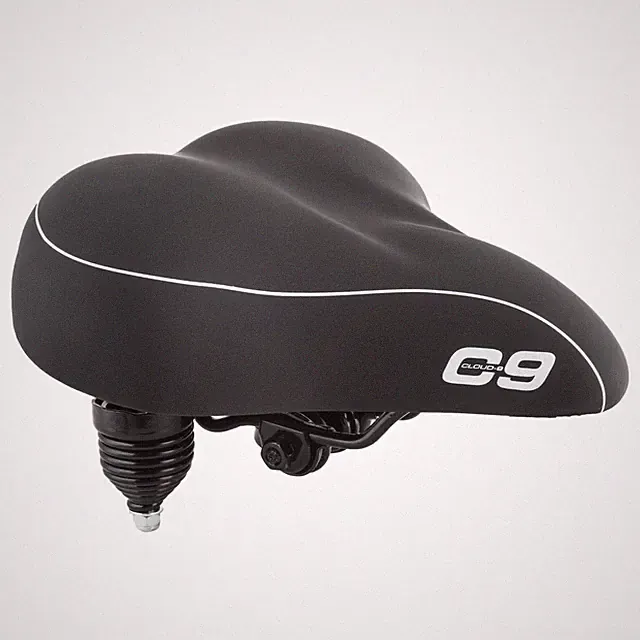 Cloud-9 Unisex Bicycle Comfort Seat Cruiser Anatomic Relief Springs Black