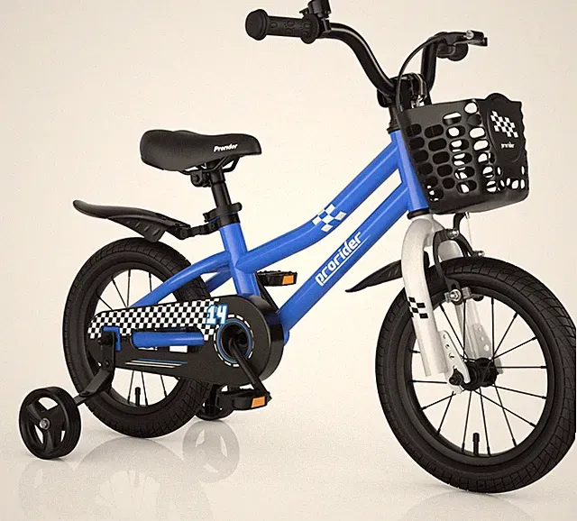 Colorful Kids Bikes with Training Wheels & Kickstand for Ages 3-8+