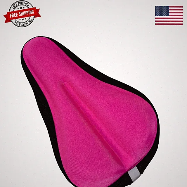 Gel Kids Bike seat Cover 9"x6" Child Comfortable Bike seat Cushion Cover Anti...