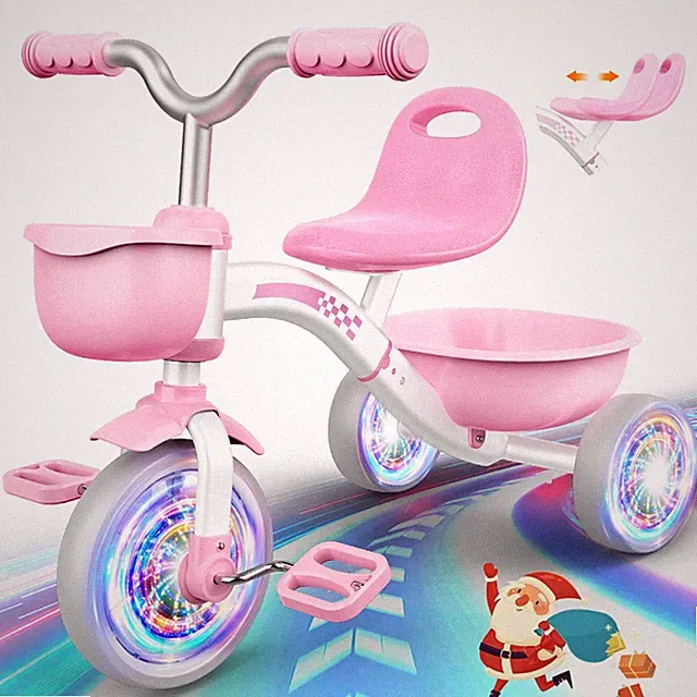 Kkdi Toddler Tricycle for 1-3 3-5 Year Olds, 2 3 4 5 Year Old Girl Xmas Birth...