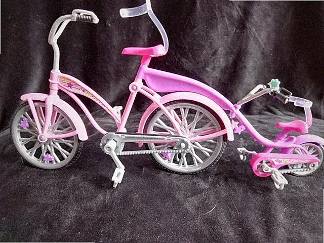 Mattel Barbie Sisters' Bike for Two Tandem Bicycle Bike