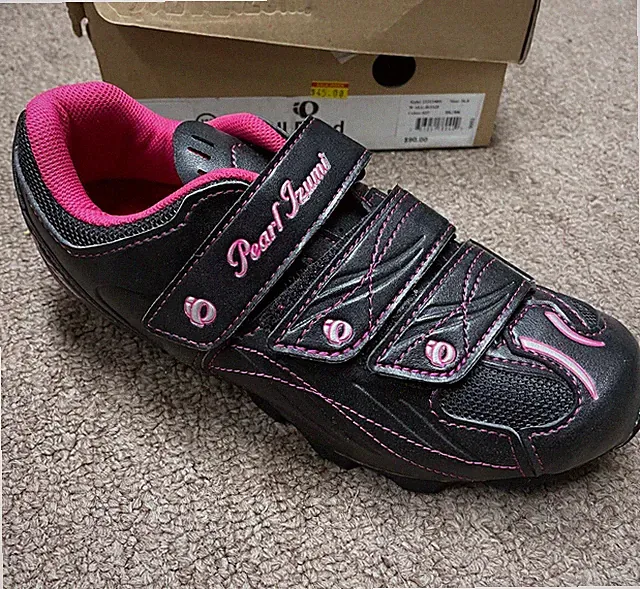 Pearl Izumi Bike Shoes GRAVEL,MTB, Road, Spin EURO 36 US 5 BLK/Pink