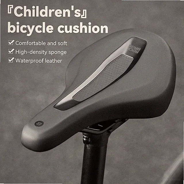 ROCKBROS Kids Bike Seat Bicycle Saddle -3 Zone Concept -Waterproof Soft Cushion