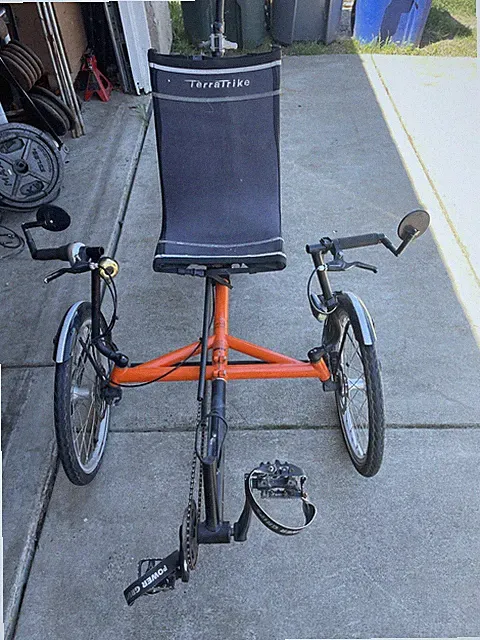 USED TERRA TRIKE RAMBLER 20’’ WHEEL ORANGE